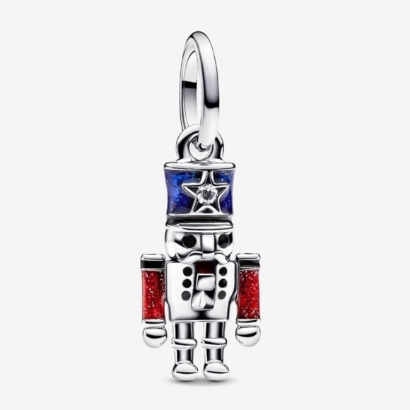 Pandora Moveable Nutcracker Dangle Charm - Picture 2 of 9